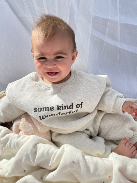 Grey Slogan Baby Tracksuit