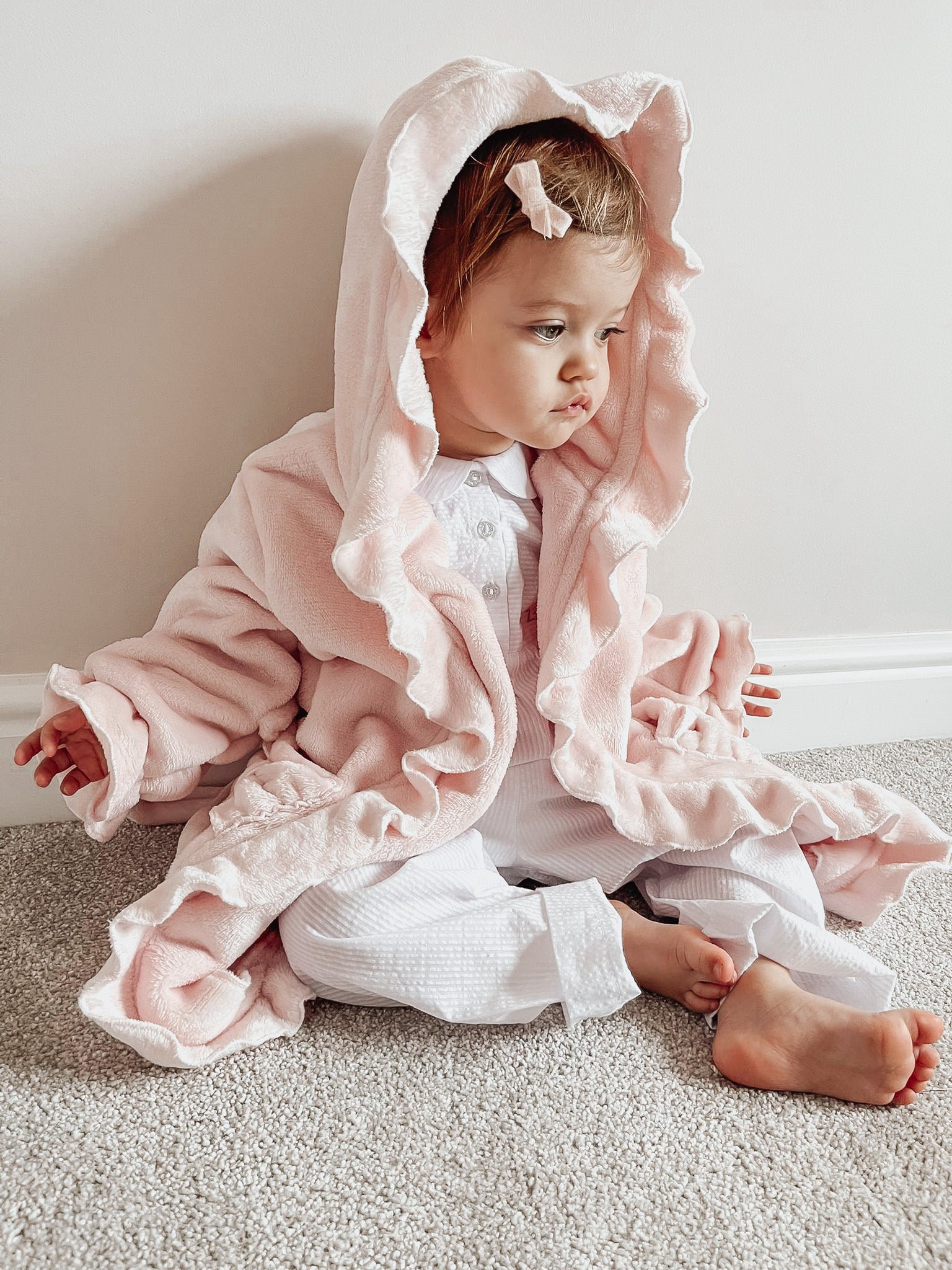 Lulabay Baby Girls Personalised Fairy Print Hooded Dressing Gown - Etsy