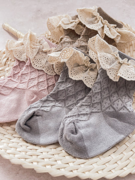 ALAIA. Pack of 3 Frilly Socks.
