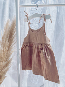 SHY. Linen Style Dress - Beige
